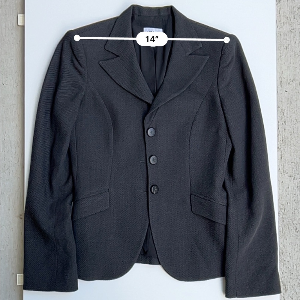 Armani Collezioni Vintage Y2K Fitted Blazer - Office Siren Corpcore Boardroom - Picture 13 of 15